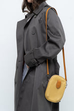 Load image into Gallery viewer, DIVINA FIRENZE x Yellow Pebble Leather Crossbody Purse