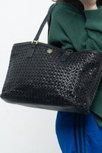 Load image into Gallery viewer, TORY BURCH x Woven Leather Oversized Purse