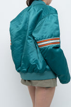 Load image into Gallery viewer, Vintage x Made in USA x MIAMI DOLPHINS 90s Starter Satin Bomber (S-L)