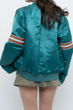 Load image into Gallery viewer, Vintage x Made in USA x MIAMI DOLPHINS 90s Starter Satin Bomber (S-L)