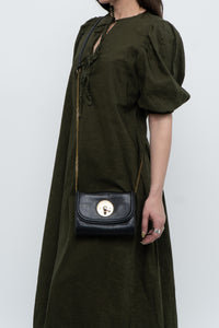 SEE BY CHLOE x Black Lois Leather Small Chain Purse