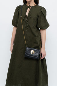 SEE BY CHLOE x Black Lois Leather Small Chain Purse
