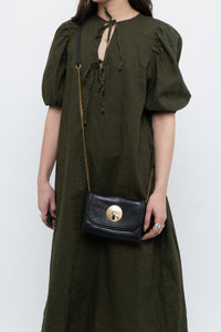 SEE BY CHLOE x Black Lois Leather Small Chain Purse