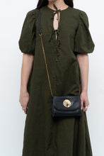 Load image into Gallery viewer, H&amp;M x Dark Green Linen Dress (XS, S)