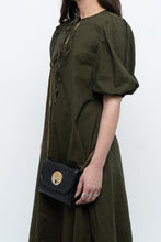 Load image into Gallery viewer, H&amp;M x Dark Green Linen Dress (XS, S)
