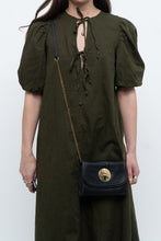 Load image into Gallery viewer, H&amp;M x Dark Green Linen Dress (XS, S)