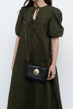 Load image into Gallery viewer, H&amp;M x Dark Green Linen Dress (XS, S)