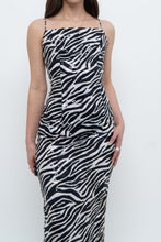Load image into Gallery viewer, Vintage x Zebra Sequin Maxi Dress (S)
