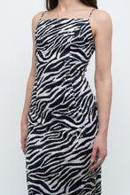 Load image into Gallery viewer, Vintage x Zebra Sequin Maxi Dress (S)