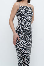 Load image into Gallery viewer, Vintage x Zebra Sequin Maxi Dress (S)