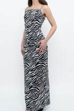 Load image into Gallery viewer, Vintage x Zebra Sequin Maxi Dress (S)