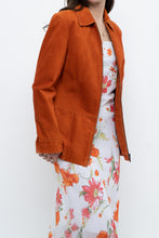 Load image into Gallery viewer, Vintage x Orange Suede Zip Jacket (XS, S)