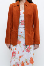 Load image into Gallery viewer, Vintage x Orange Suede Zip Jacket (XS, S)