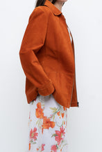 Load image into Gallery viewer, Vintage x Orange Suede Zip Jacket (XS, S)