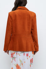 Load image into Gallery viewer, Vintage x Orange Suede Zip Jacket (XS, S)