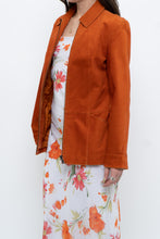 Load image into Gallery viewer, Vintage x Orange Suede Zip Jacket (XS, S)