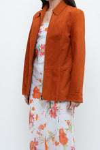 Load image into Gallery viewer, Vintage x Orange Suede Zip Jacket (XS, S)