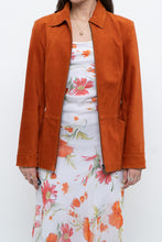 Load image into Gallery viewer, Vintage x Orange Suede Zip Jacket (XS, S)