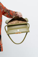 Load image into Gallery viewer, Vintage x LBABILA MILANO Green Suede Purse