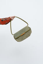 Load image into Gallery viewer, Vintage x LBABILA MILANO Green Suede Purse