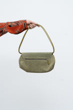 Load image into Gallery viewer, Vintage x LBABILA MILANO Green Suede Purse