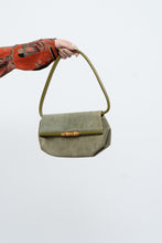 Load image into Gallery viewer, Vintage x LBABILA MILANO Green Suede Purse
