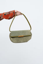 Load image into Gallery viewer, Vintage x LBABILA MILANO Green Suede Purse
