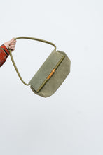 Load image into Gallery viewer, Vintage x LBABILA MILANO Green Suede Purse