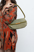 Load image into Gallery viewer, Vintage x LBABILA MILANO Green Suede Purse