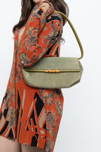 Load image into Gallery viewer, Vintage x LBABILA MILANO Green Suede Purse