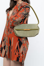 Load image into Gallery viewer, Vintage x LBABILA MILANO Green Suede Purse