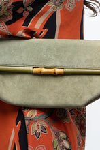 Load image into Gallery viewer, Vintage x LBABILA MILANO Green Suede Purse