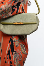 Load image into Gallery viewer, Vintage x LBABILA MILANO Green Suede Purse
