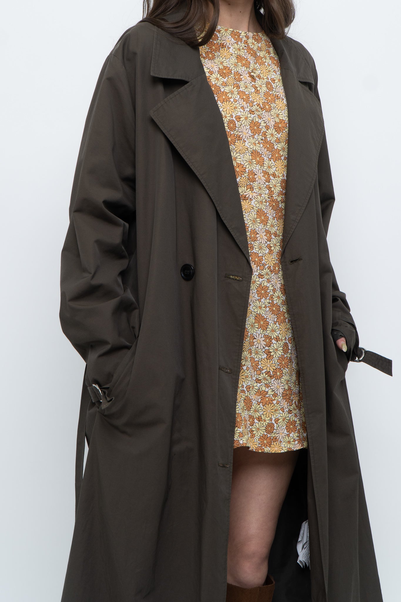 Modern x Dark Green Spring Belted Trench (S-L)