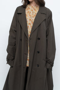 Modern x Dark Green Spring Belted Trench (S-L)