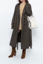 Load image into Gallery viewer, Modern x Dark Green Spring Belted Trench (S-L)