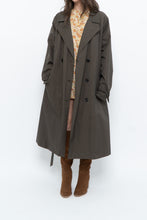 Load image into Gallery viewer, Modern x Dark Green Spring Belted Trench (S-L)