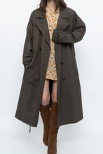 Load image into Gallery viewer, Modern x Dark Green Spring Belted Trench (S-L)