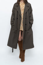 Load image into Gallery viewer, Modern x Dark Green Spring Belted Trench (S-L)