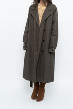 Load image into Gallery viewer, Modern x Dark Green Spring Belted Trench (S-L)