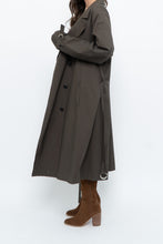 Load image into Gallery viewer, Modern x Dark Green Spring Belted Trench (S-L)
