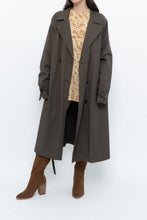 Load image into Gallery viewer, Modern x Dark Green Spring Belted Trench (S-L)