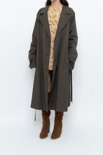 Load image into Gallery viewer, Modern x Dark Green Spring Belted Trench (S-L)