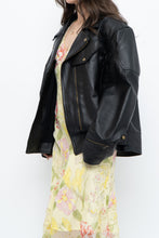 Load image into Gallery viewer, Vintage x Black Pebbled Leather Biker Jacket (M, L)