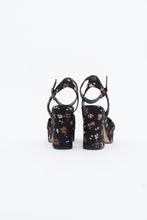 Load image into Gallery viewer, NINE WEST x Floral Fabric Platform Heels (7, 7.5)