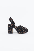 Load image into Gallery viewer, NINE WEST x Floral Fabric Platform Heels (7, 7.5)
