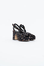 Load image into Gallery viewer, NINE WEST x Floral Fabric Platform Heels (7, 7.5)