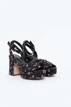 Load image into Gallery viewer, NINE WEST x Floral Fabric Platform Heels (7, 7.5)