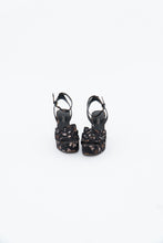 Load image into Gallery viewer, NINE WEST x Floral Fabric Platform Heels (7, 7.5)
