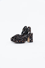 Load image into Gallery viewer, NINE WEST x Floral Fabric Platform Heels (7, 7.5)